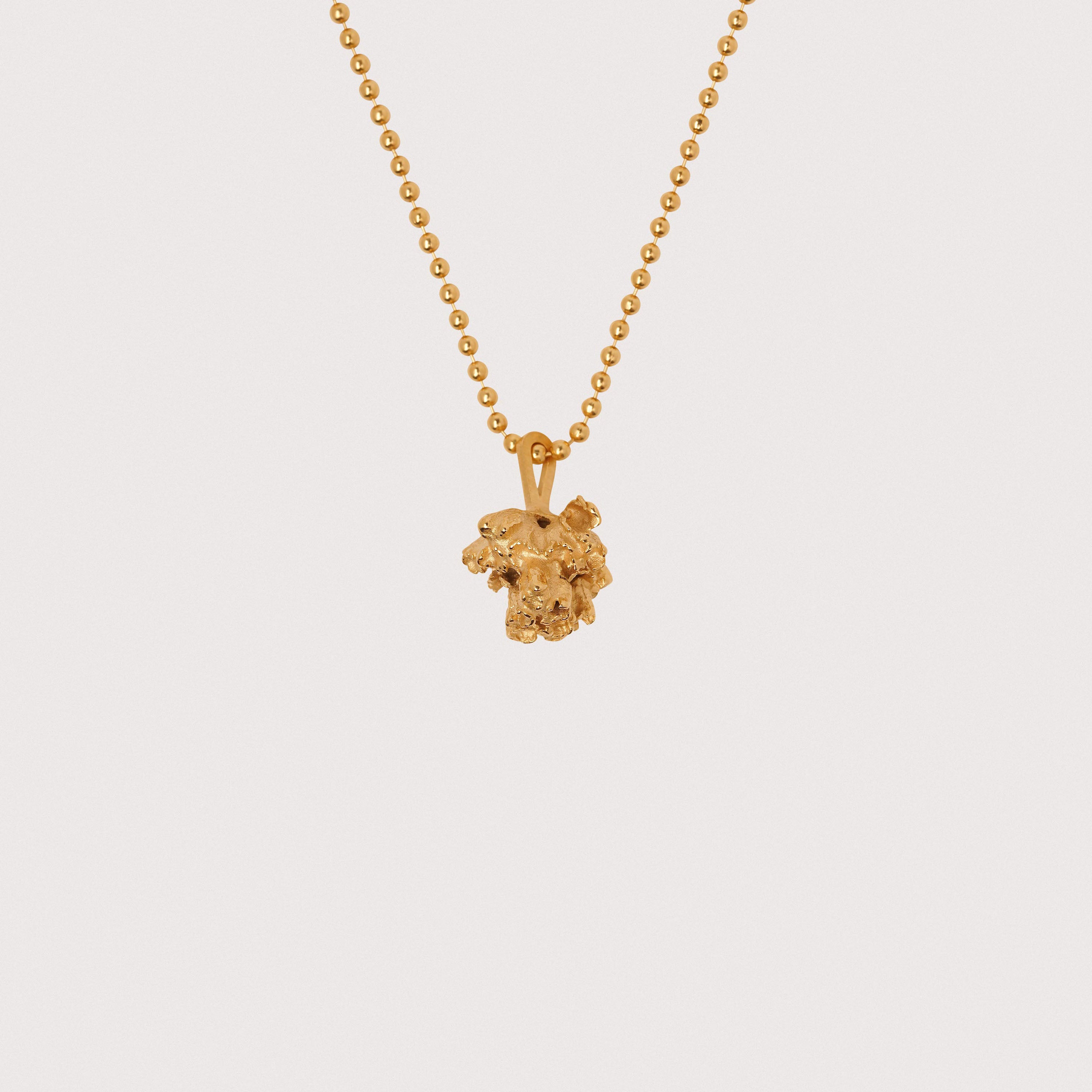 Lavender pendant with chain