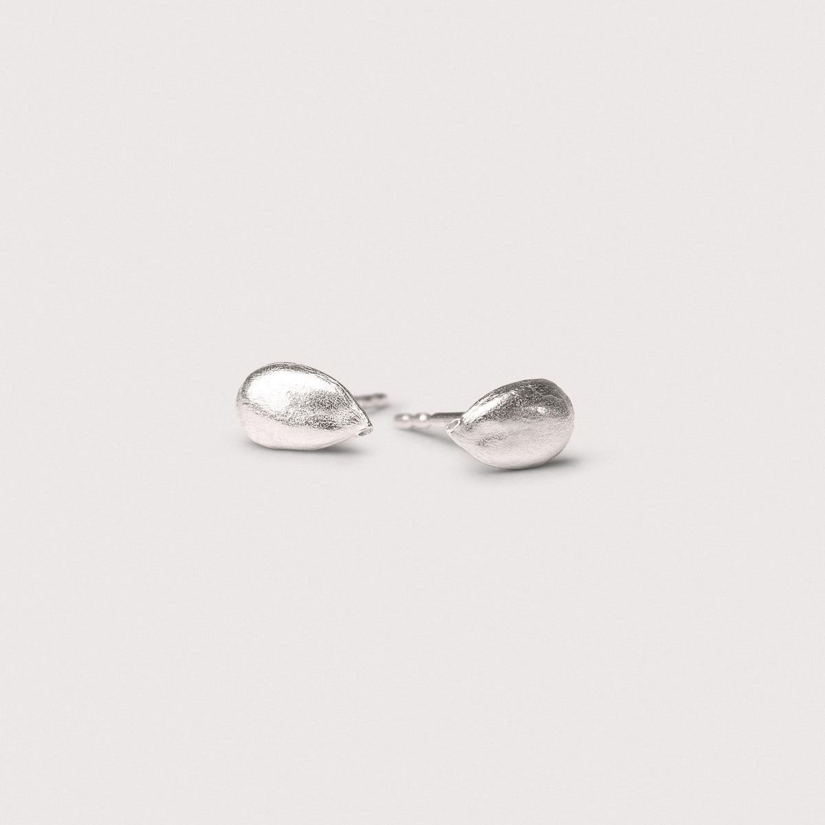 Apple core stud earrings