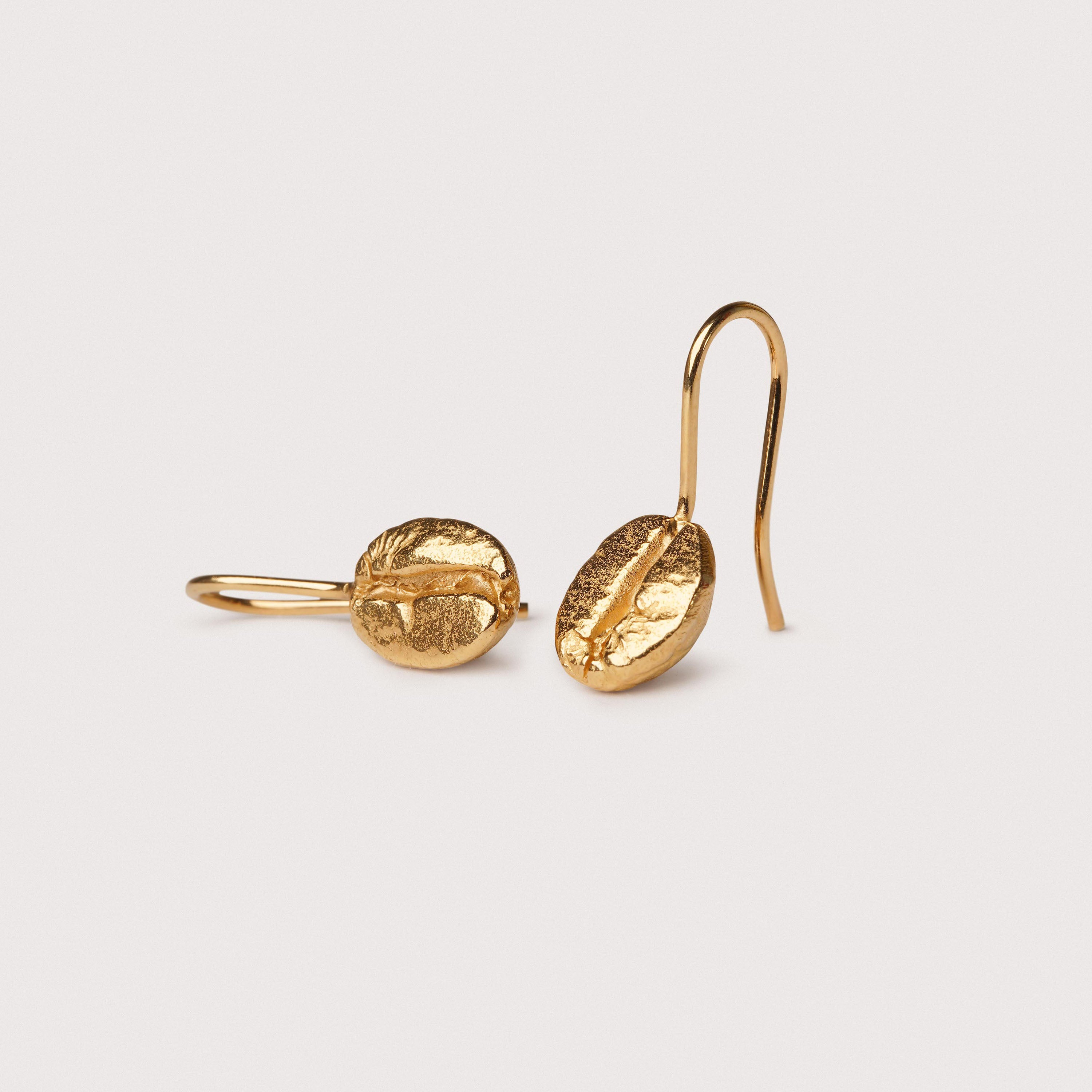 Coffee bean earrings