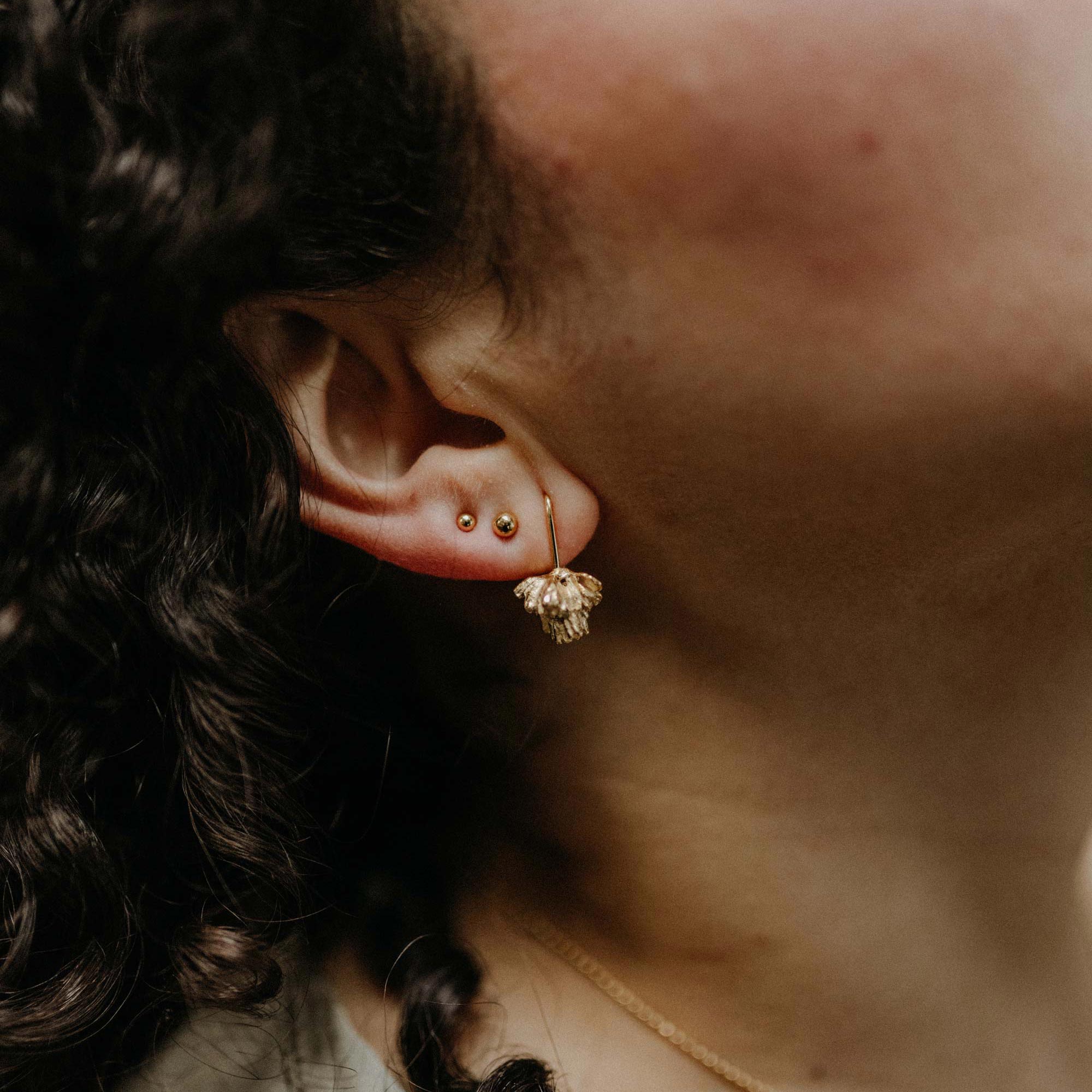 Lavender earrings