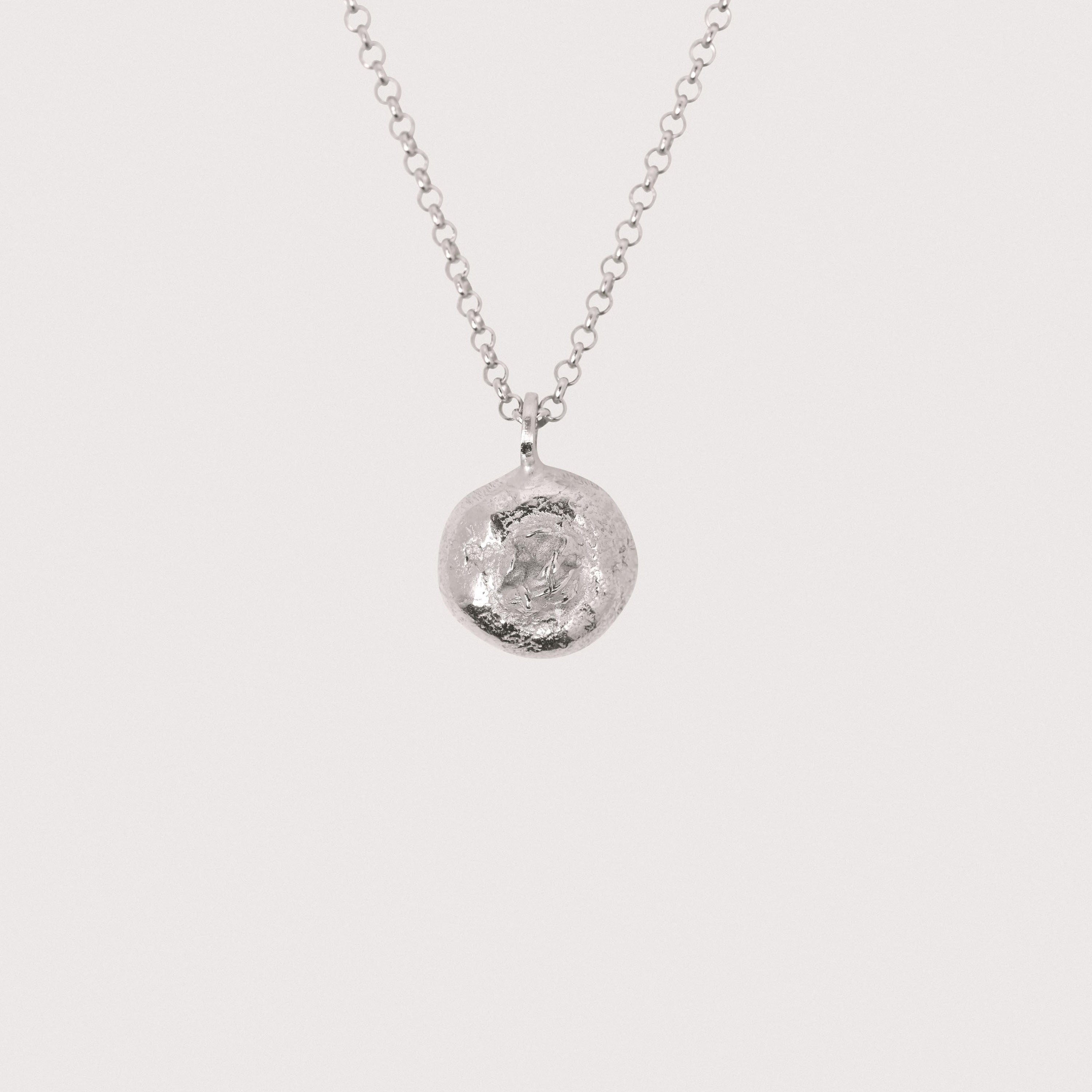 Blueberry pendant with chain