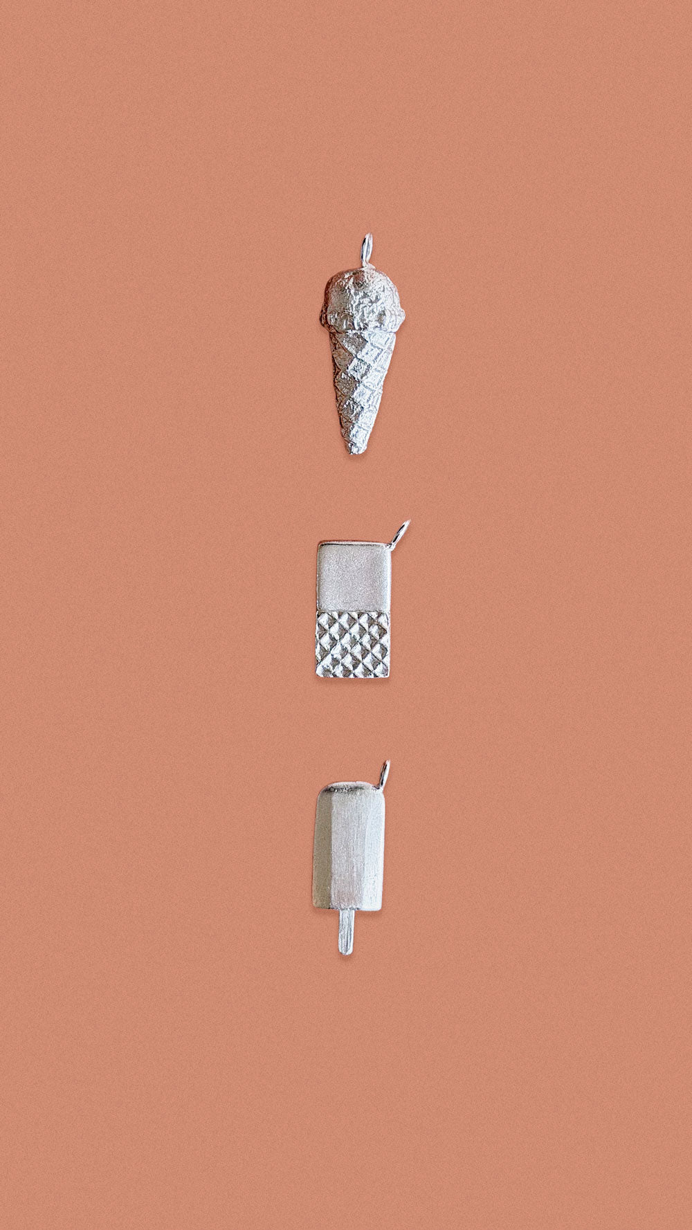 mini eis – anhänger mit kette
